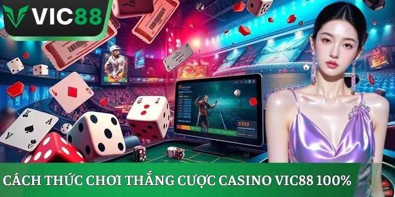Cách thức chơi thắng cược casino VIC88 100%